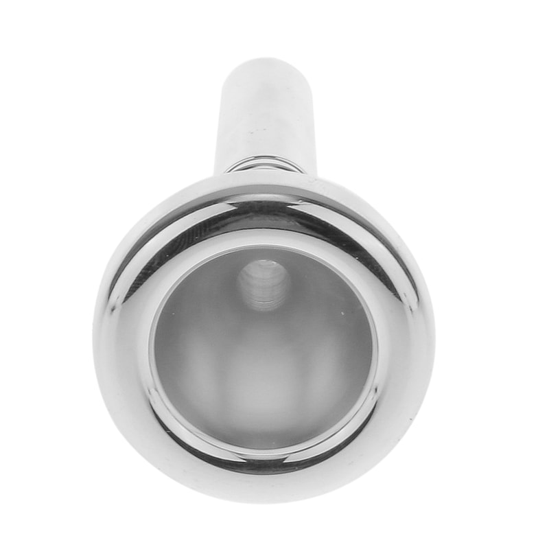 Professional Alto Trombone Mouthpiece Nickel Plated Brass for Smooth Tone and Easy Control