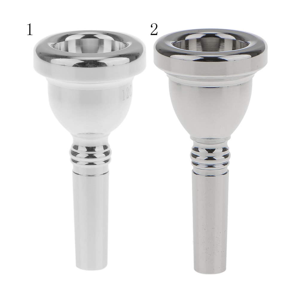 Professional Alto Trombone Mouthpiece Nickel Plated Brass for Smooth Tone and Easy Control