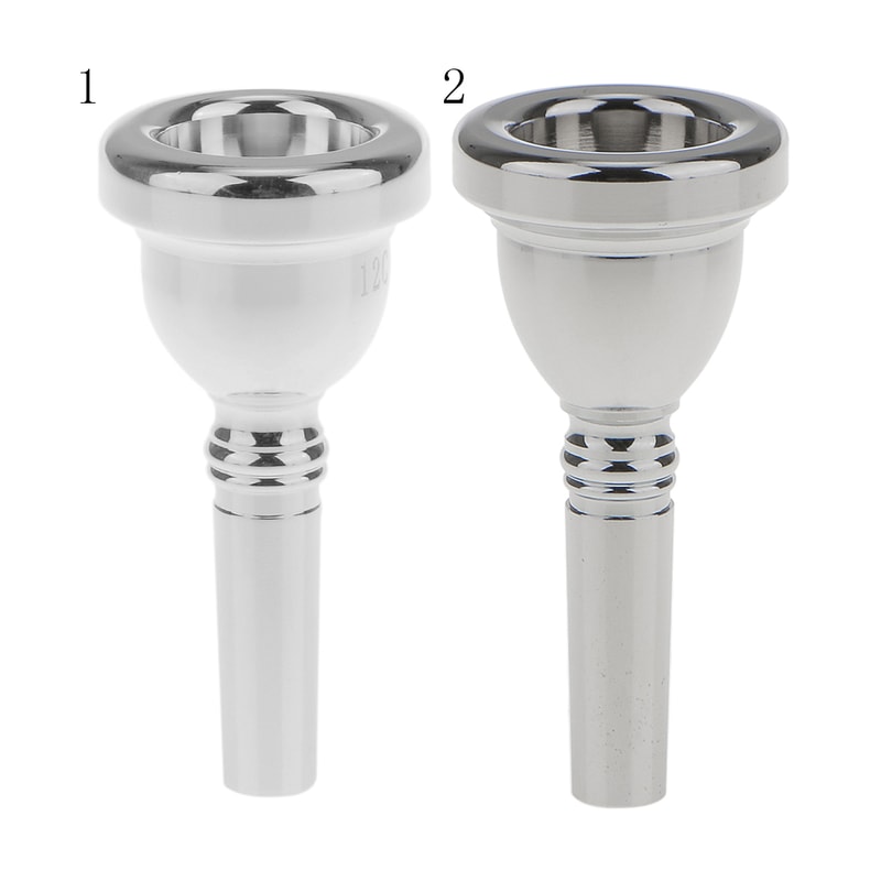 Professional Alto Trombone Mouthpiece Nickel Plated Brass for Smooth Tone and Easy Control