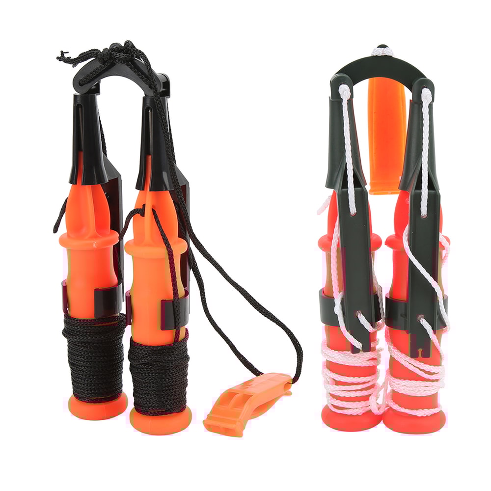 Ice Fishing Safety Picks with Whistle Emergency Ice Picks for Winter Survival Gear