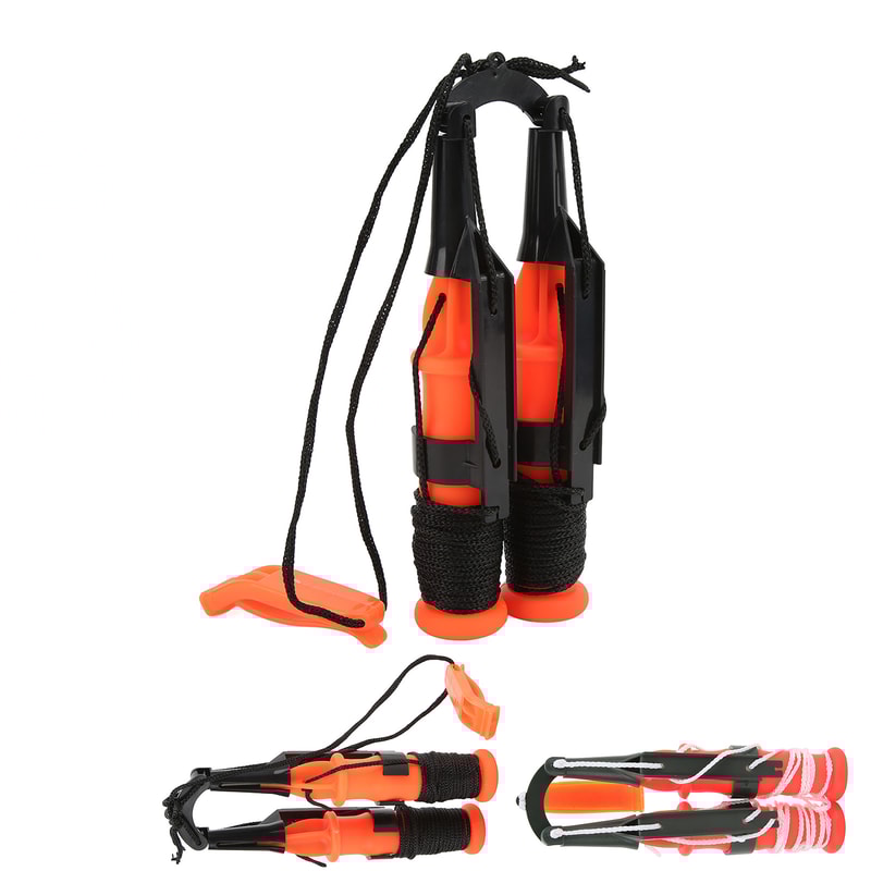 Ice Fishing Safety Picks with Whistle Emergency Ice Picks for Winter Survival Gear