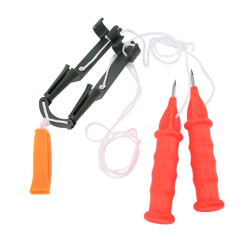 Ice Fishing Safety Picks with Whistle Emergency Ice Picks for Winter Survival Gear