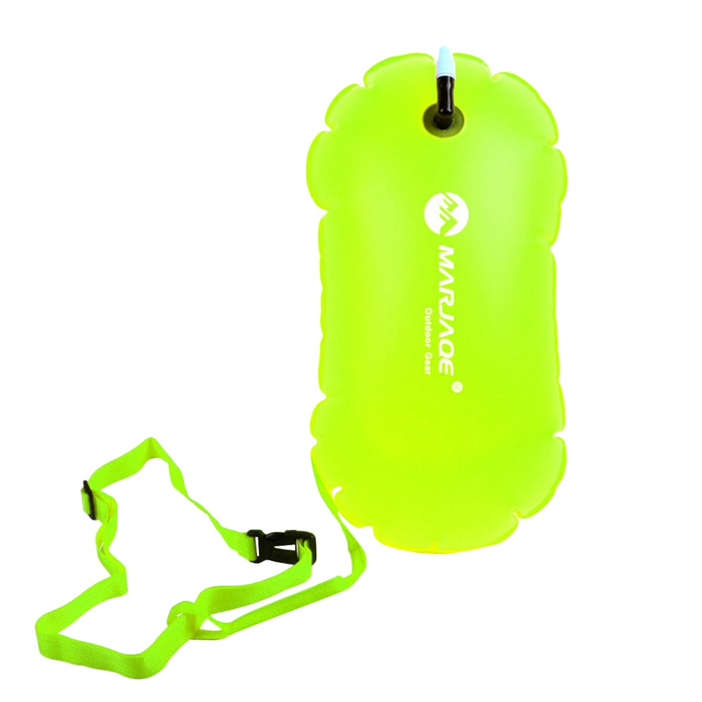 High Visibility Swim Buoy Float with Waist Belt for Open Water Safety Training