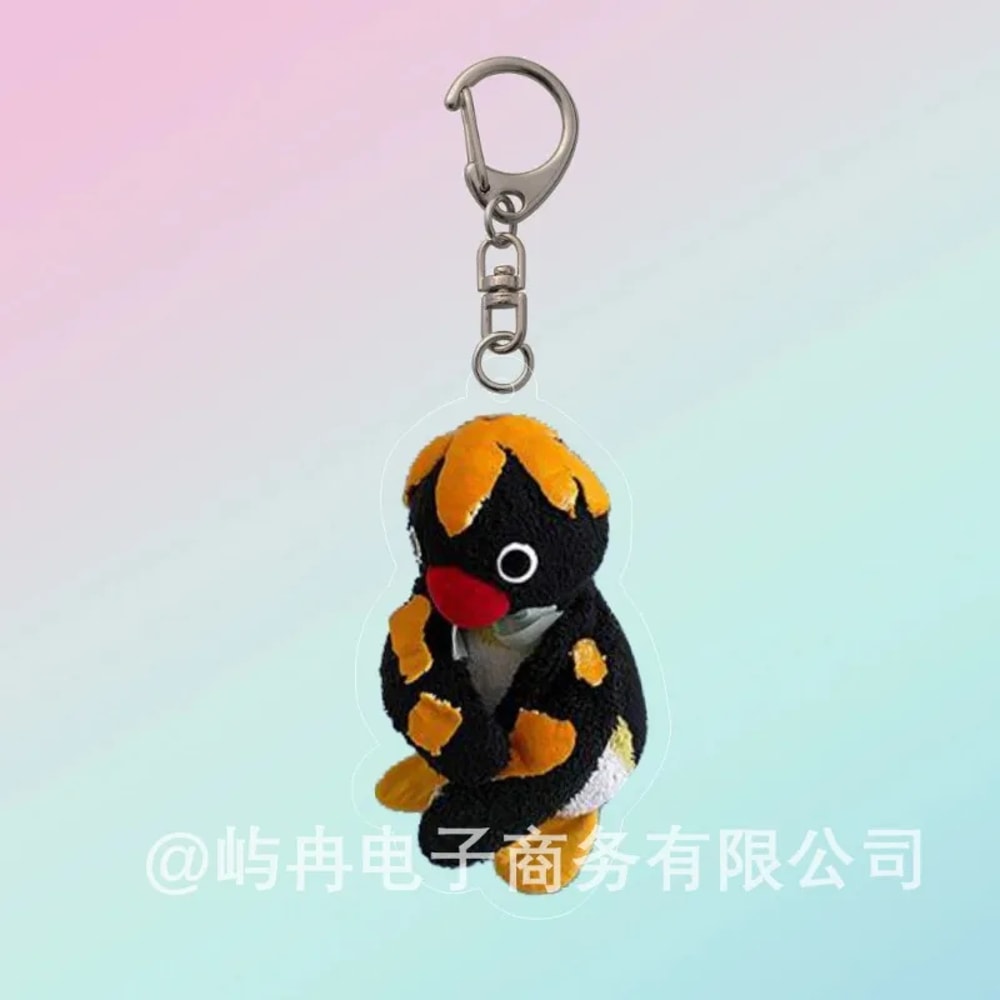 Cute Anime Penguin Acrylic Keychain Gift Charm for Bags and Keys