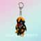 Cute Anime Penguin Acrylic Keychain Gift Charm for Bags and Keys
