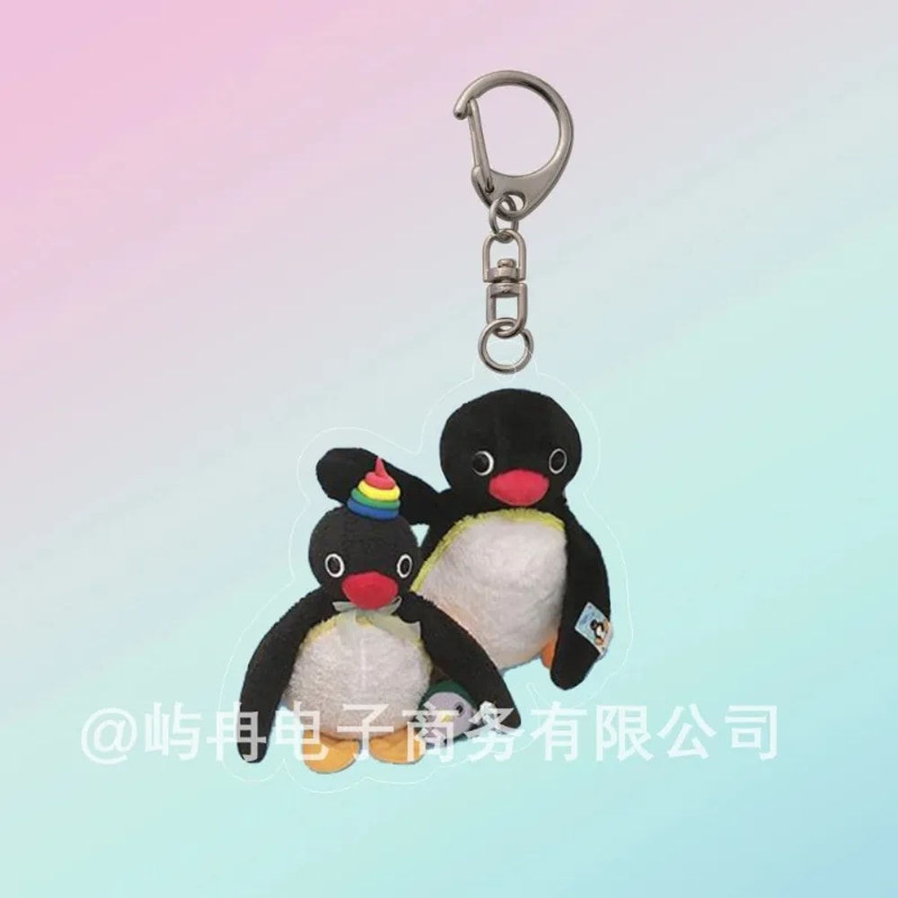 Cute Anime Penguin Acrylic Keychain Gift Charm for Bags and Keys