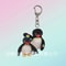 Cute Anime Penguin Acrylic Keychain Gift Charm for Bags and Keys