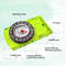 Professional Orienteering Compass For Hiking And Camping Navigation With Map Reading Precision 1