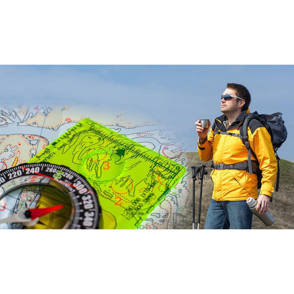 Professional Orienteering Compass For Hiking And Camping Navigation With Map Reading Precision 5