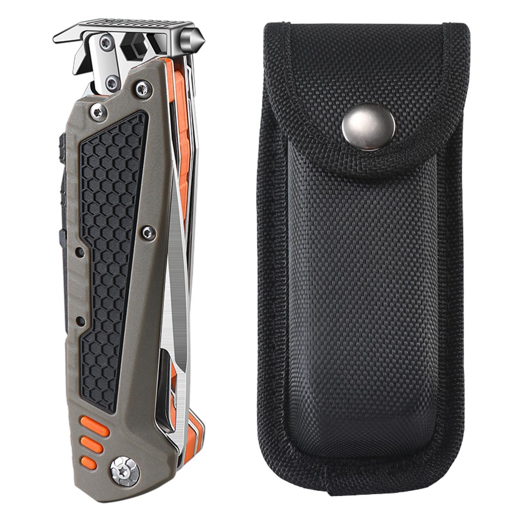 Multifunctional Folding Knife EDC Tool for Camping Hiking Survival
