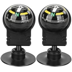 adjustable car dashboard compass ball with suction mount portable car compass for navigation & outdoor driving