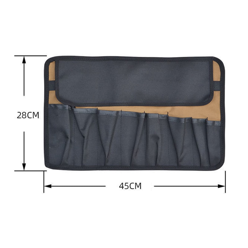 Heavy Duty Rolling Tool Bag Organizer with Wheels Portable Electrician Storage Kit