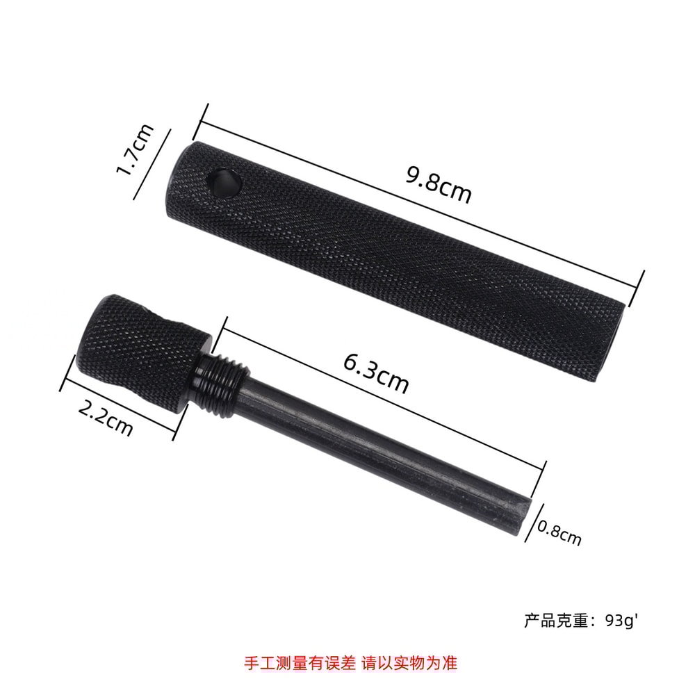 Ultimate Survival Fire Starter Kit with Magnesium Fire Starter & Compass