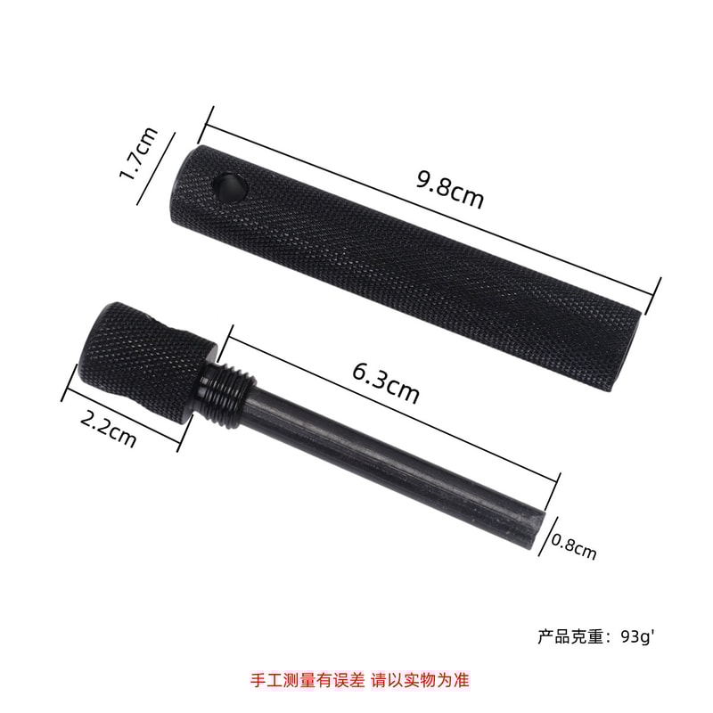 Ultimate Survival Fire Starter Kit with Magnesium Fire Starter & Compass