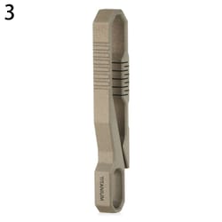 titanium alloy edc keychain clip quick draw molle buckle belt key holder