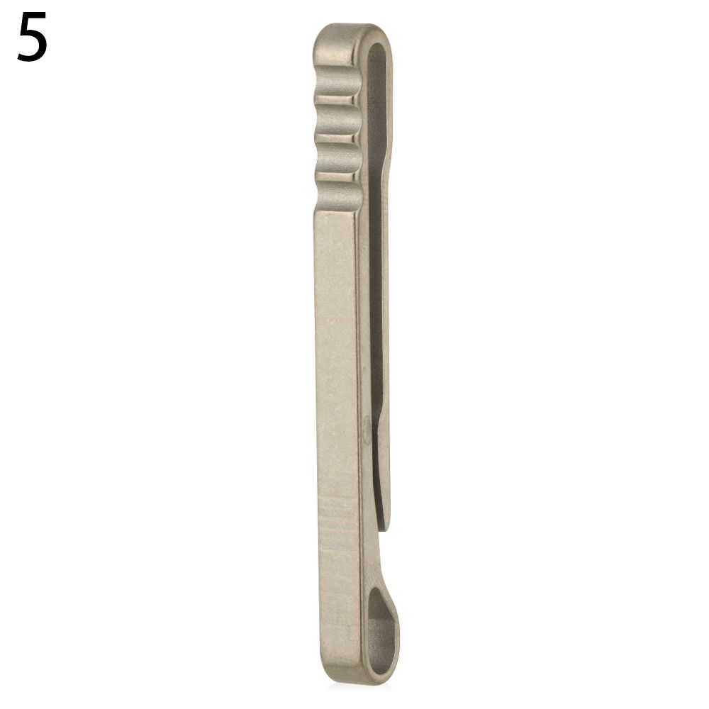 Titanium Alloy EDC Keychain Clip Quick Draw Molle Buckle Belt Key Holder