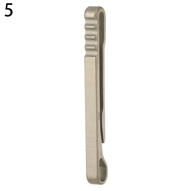 Titanium Alloy EDC Keychain Clip Quick Draw Molle Buckle Belt Key Holder