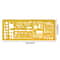 Precision Architectural Template Ruler Set for Accurate Drawing and Drafting