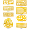 Precision Architectural Template Ruler Set for Accurate Drawing and Drafting