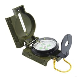 military grade lensatic compass with glow dial waterproof hiking survival compass for outdoor navigation