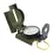 Military Grade Lensatic Compass with Glow Dial Waterproof Hiking Survival Compass for Outdoor Navigation