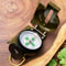 Military Grade Lensatic Compass with Glow Dial Waterproof Hiking Survival Compass for Outdoor Navigation