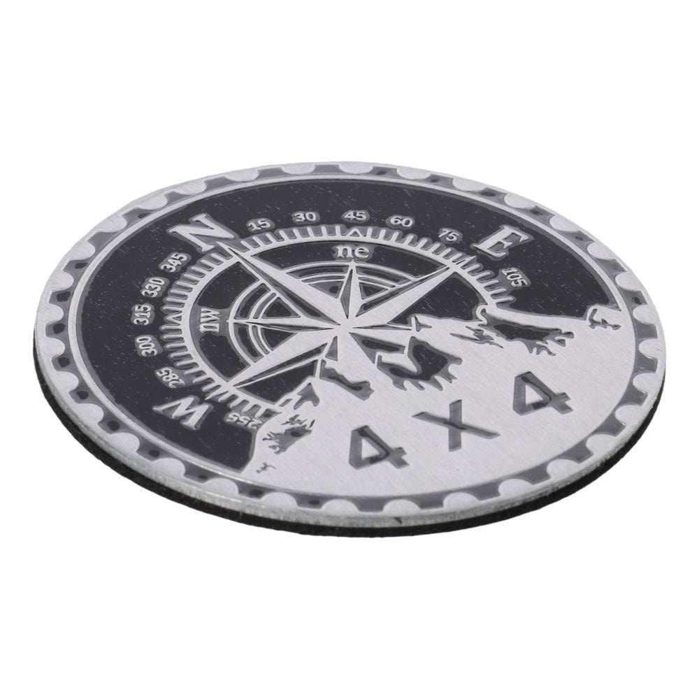 Premium Metal Car Emblem Badge Durable Round Auto Logo Decal for Cars and Motorcycles