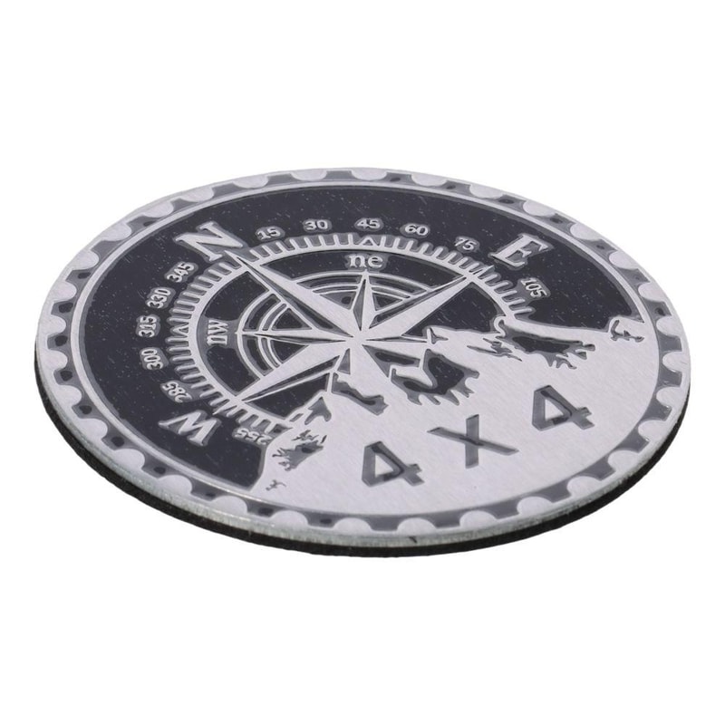 Premium Metal Car Emblem Badge Durable Round Auto Logo Decal for Cars and Motorcycles