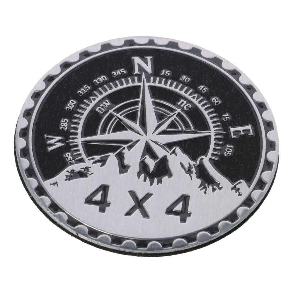 Premium Metal Car Emblem Badge Durable Round Auto Logo Decal for Cars and Motorcycles