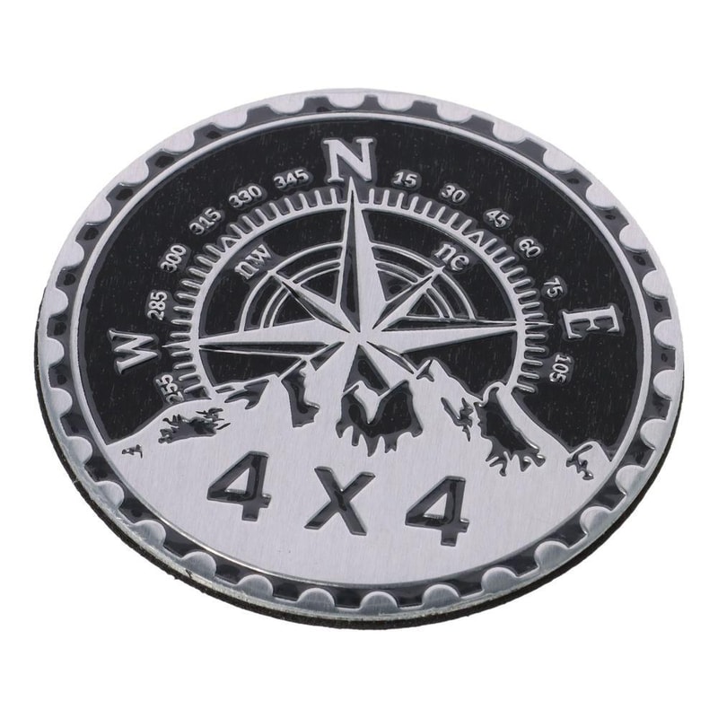 Premium Metal Car Emblem Badge Durable Round Auto Logo Decal for Cars and Motorcycles
