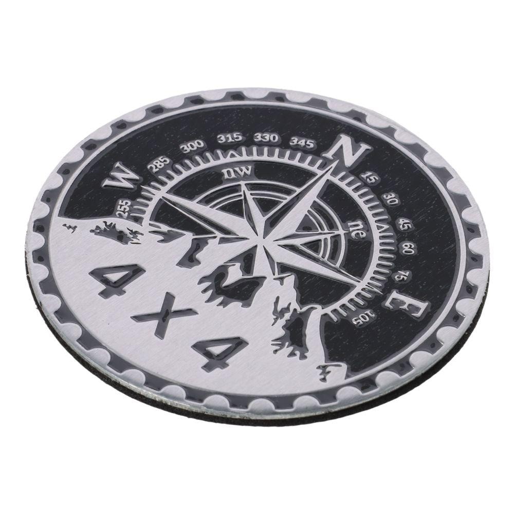 Premium Metal Car Emblem Badge Durable Round Auto Logo Decal for Cars and Motorcycles