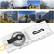 Lightweight Orienteering Compass with Ruler and Strap for Map Navigation and Hiking