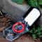 Lightweight Waterproof Camping Compass with LED Light and Adjustable Declination Base