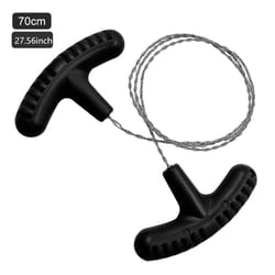 compact portable wire saw for camping and bushcraft stainless steel survival saw tool