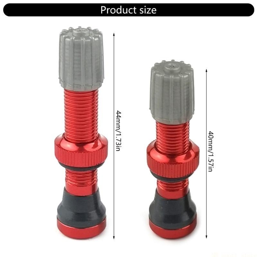 Aluminum Alloy Presta Bike Tire Valves Lightweight Airtight Bicycle Valve Stems