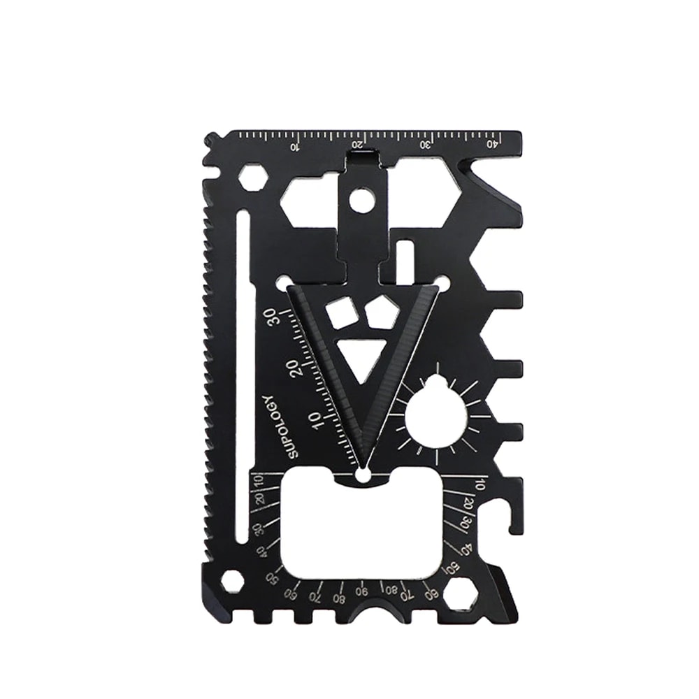 Credit Card Survival Tool Multitool Wallet Card for Camping Hiking Emergency Gear