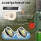 Outdoor Perimeter Alarm Trip Wire Motion Alert For Camping Security And Survival Protection 4