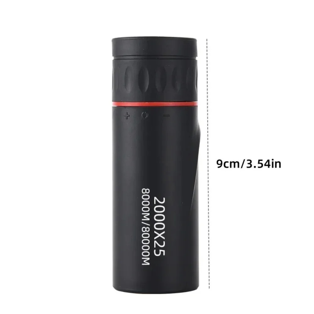 Portable Monocular Telescope with Phone Holder for Birdwatching and Camping Zoom Lens