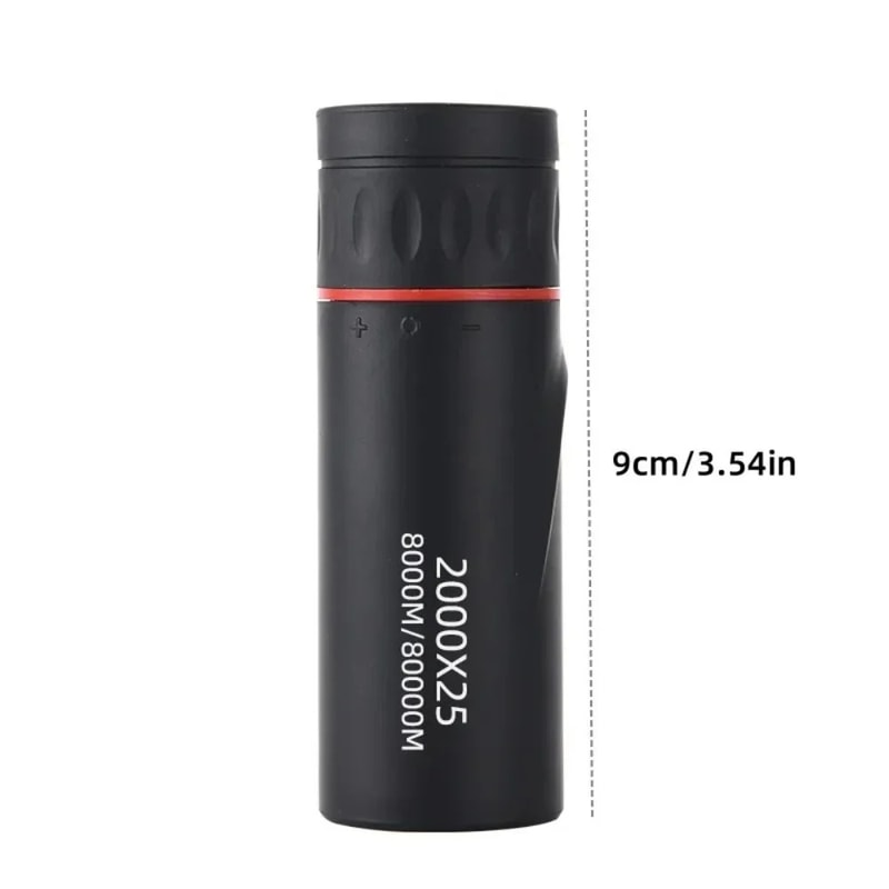 Portable Monocular Telescope with Phone Holder for Birdwatching and Camping Zoom Lens