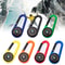 Mini Compass Carabiner Keychain for Hiking Survival Gear Outdoor Navigation Tool