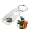 Mini Survival Keychain Compass with Thermometer for Outdoor Navigation and Camping
