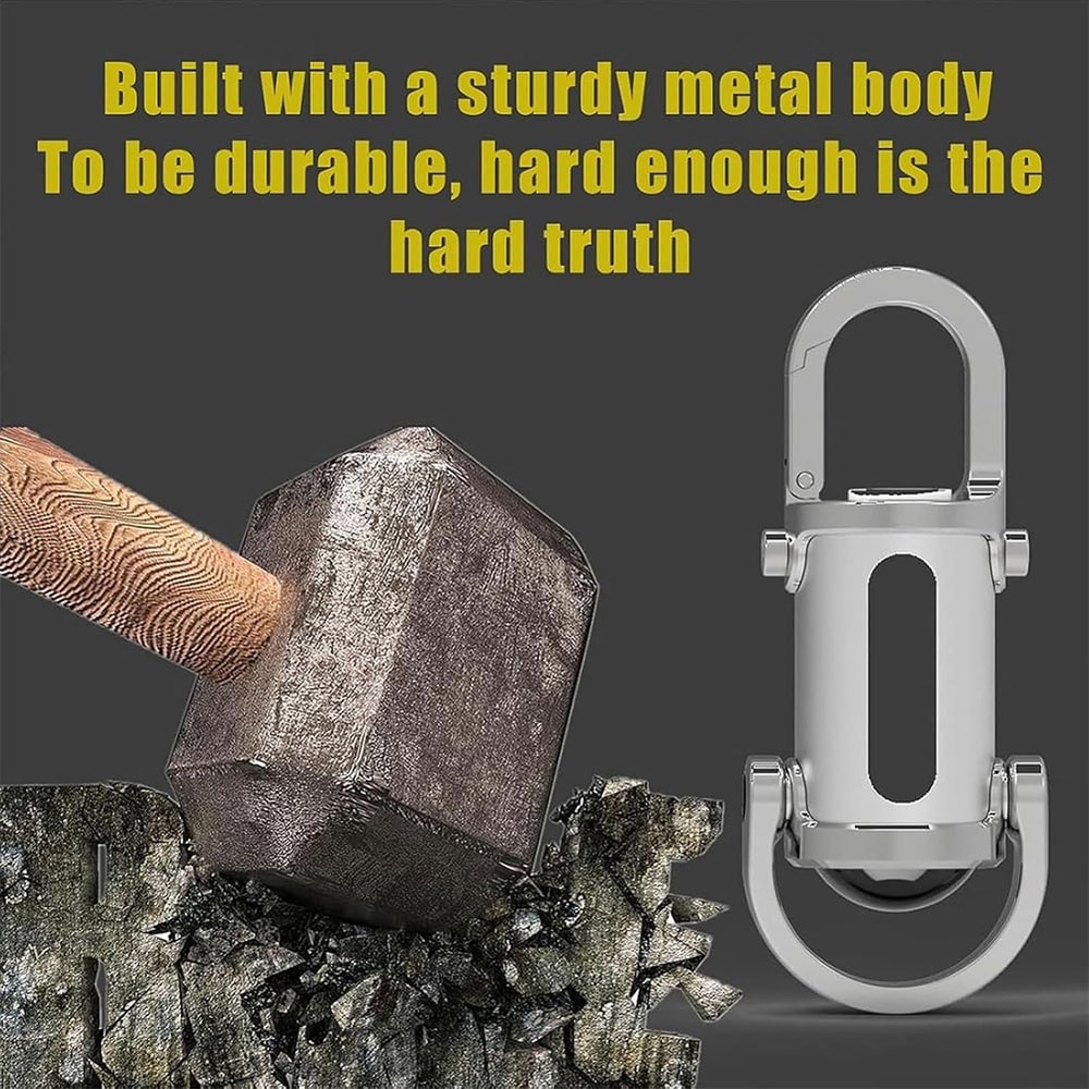 Rechargeable COB Keychain Flashlight With Hook Compact Pocket Flashlight For Camping Emergency Use 4