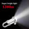 Rechargeable COB Keychain Flashlight With Hook Compact Pocket Flashlight For Camping Emergency Use 5