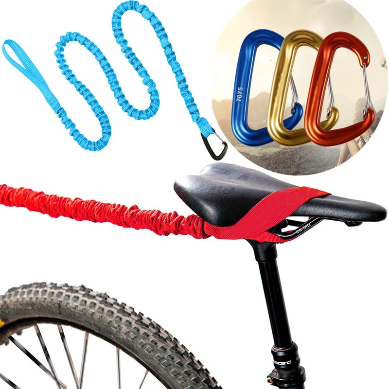 Parent Child Bike Tow Rope Heavy Duty Bicycle Towing System For Kids MTB Training 3