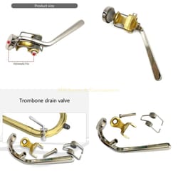 precision trombone water key replacement spit valve durable brass instrument accessory