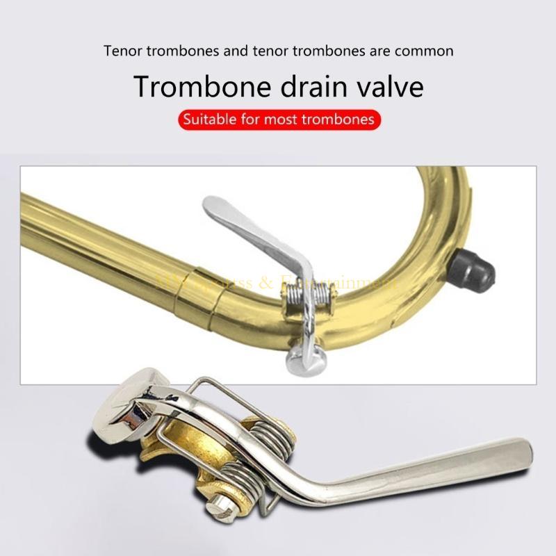 Precision Trombone Water Key Replacement Spit Valve Durable Brass Instrument Accessory