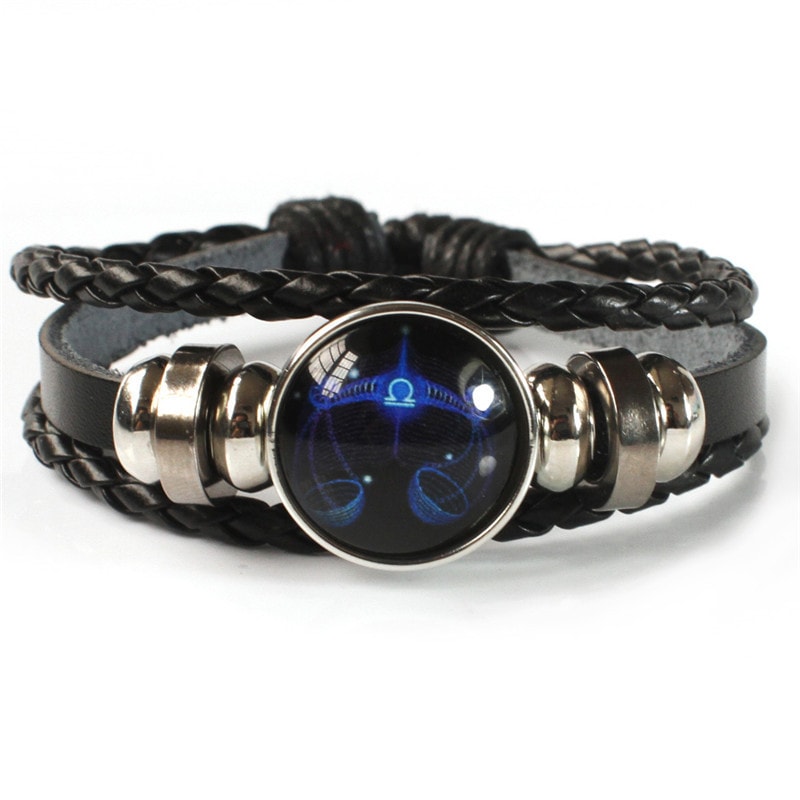 Zodiac Glow Leather Bracelet For Astrology Lovers And Meaningful Gifting 7