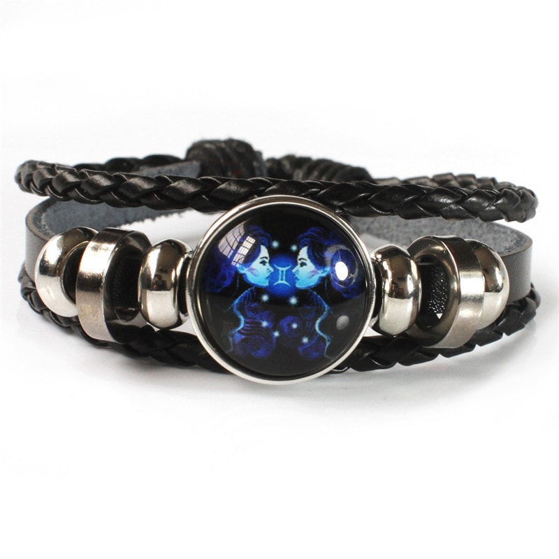 Zodiac Glow Leather Bracelet For Astrology Lovers And Meaningful Gifting 11