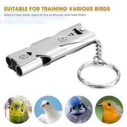 ultrasonic bird training whistle for recall control | dual tone pet bird training tool