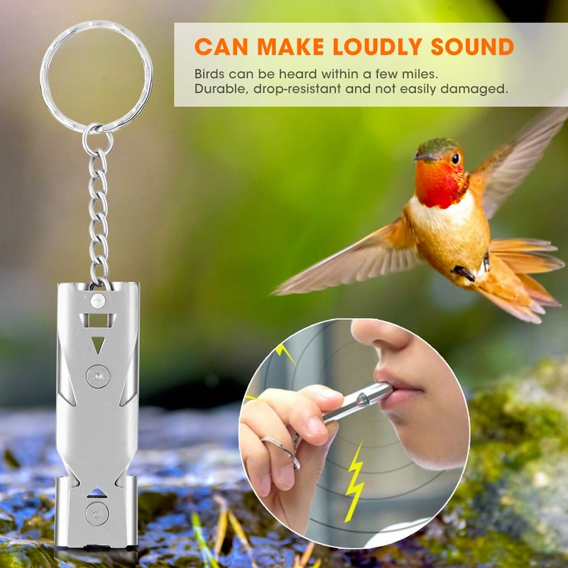 Ultrasonic Bird Training Whistle for Recall Control | Dual Tone Pet Bird Training Tool